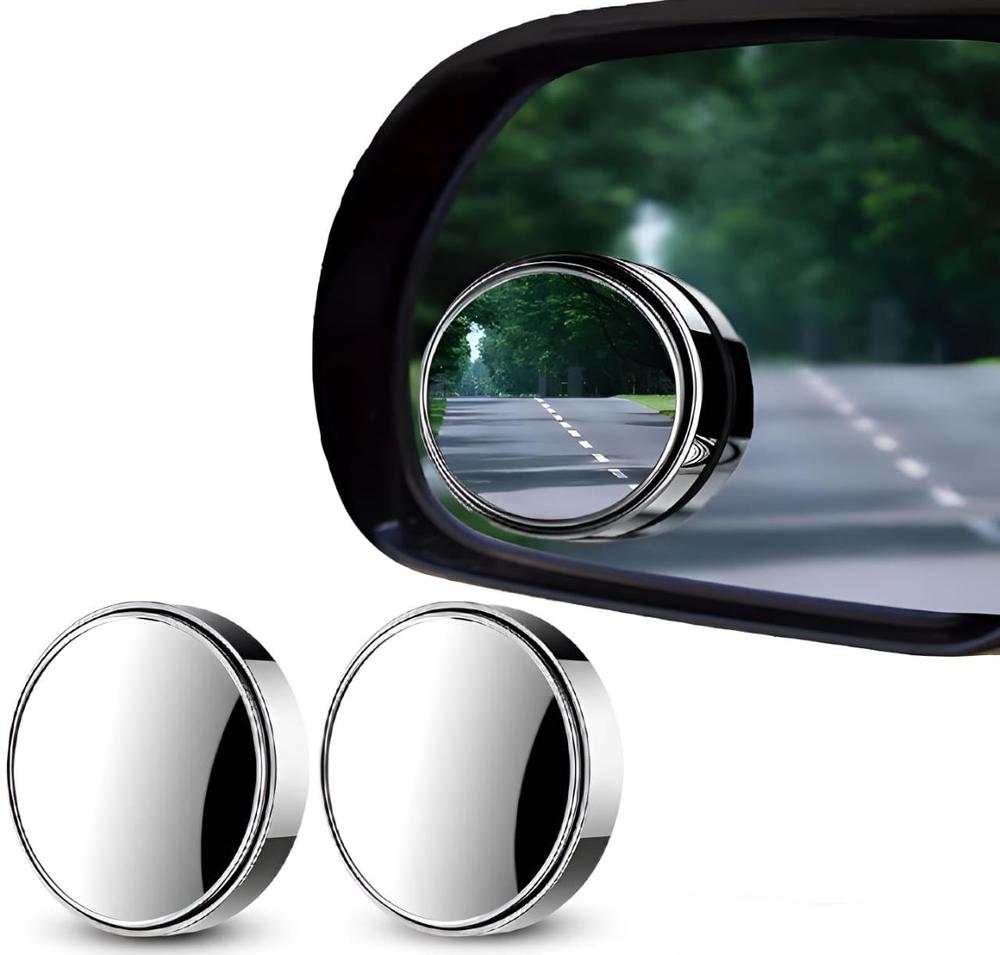 2 Pcs Car Round Side Mirror