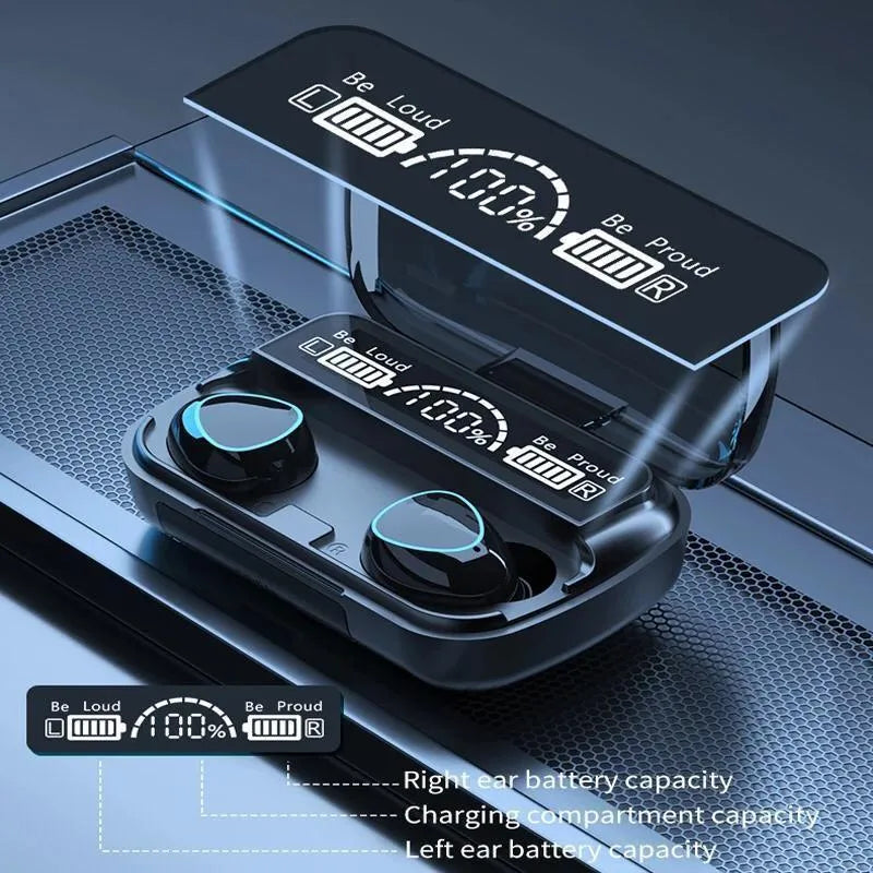 M10 TWS Earbuds Super Bass