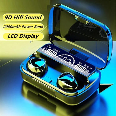 M10 TWS Earbuds Super Bass
